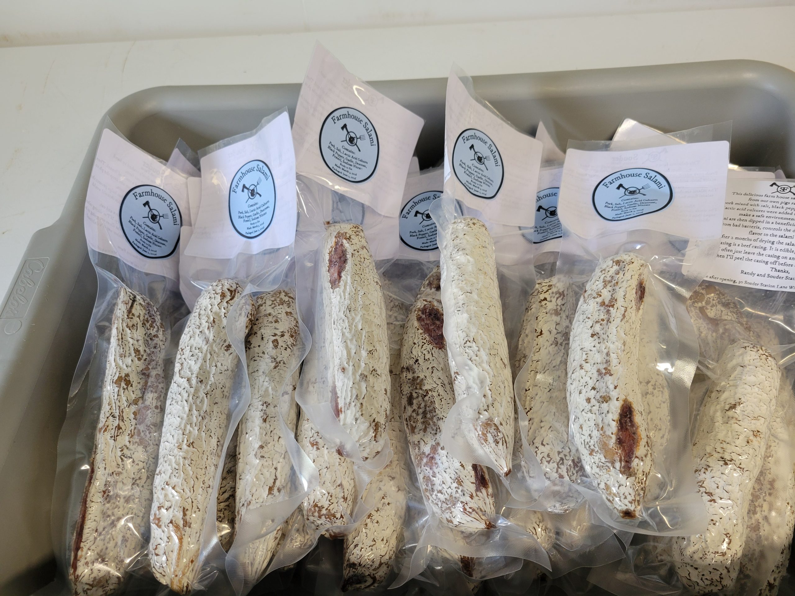 Dry Cured farmhouse Salami